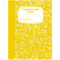 Deluxe Composition Notebook, for School Use to Take Notes, Wide Ruled, 100 Sheets, 200 Pages,  Colored Marble Design, Case Pack of 48, Ideal for Bulk Buyers, Retailers and Wholesalers