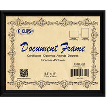 AUKSales Bulk Buy Document Frame, 8.5x11 Inches, Case Pack of 24, Ideal for Bulk Buyers