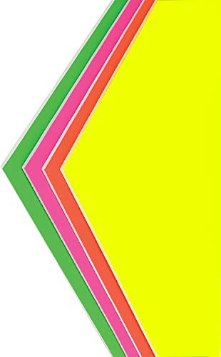 Foam Board, 20" x 30", asst. neon Colors: Orange, Pink, Green & Yellow, Case Pack of 50,