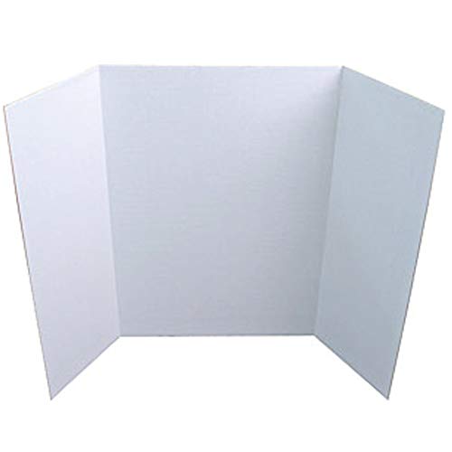 Project/Presentation Board, White, 40" x 28", Case Pack of 18, Ideal for Bulk Buyers