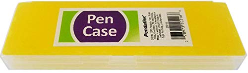 PENDAFLEX Pen Case, 7 1/4" 2 2 1/2" Yellow, Case Pack of 40, Ideal for Bulk Buyers