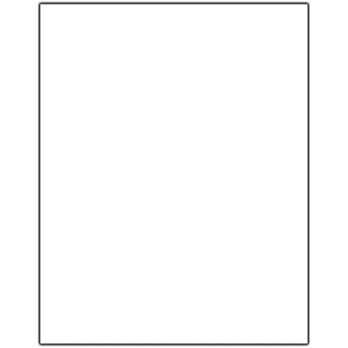 Poster Board, 22"x 28", White, Case Pack of 100, Ideal for Bulk Buyers