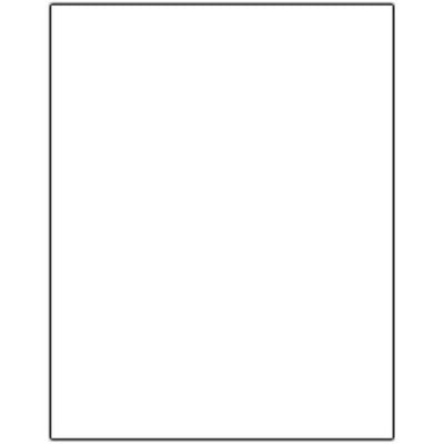 Poster Board, 22"x 28", White, Case Pack of 100, Ideal for Bulk Buyers