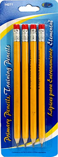 Primary Training Pencil, 4pk, (2 inners), Case Pack of 48, Ideal for Bulk Buyers