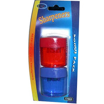 Pencil & Crayon Sharpener, 2 Pk, Asst. Colors, Case Pack of 48, Ideal for Bulk Buyers