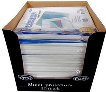 Heavy Duty Sheet Protectors, 50 ct, Case Pack of 48, Ideal for Bulk Buyers