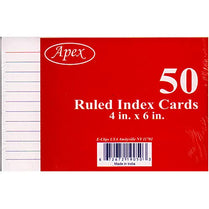 Index cards, 4