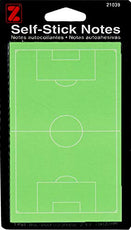 Soccer Filed Self Stick Notepad 3