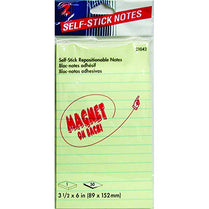 Notepad Magnetic Self Stick Pad, 3 1/2