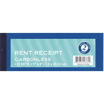 Rent Receipt Book, Carbonless, 3