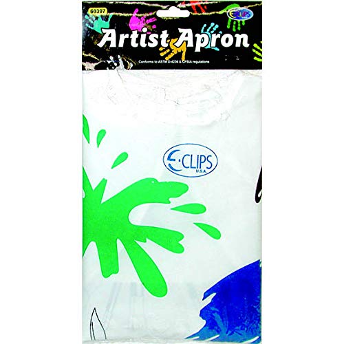 Art Smock, Asst. Designs & Colors, Case Pack of 48, Ideal for Bulk Buyers