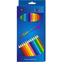 AUKSales Coloring Pencils, 12 Count, Boxed, ( Inners of 24) , Case Pack of 72, Ideal for Bulk Buyers