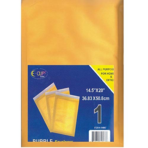 Bubble Envelope, 14.5" x 20", Case Pack of 48, Ideal for Bulk Buyers