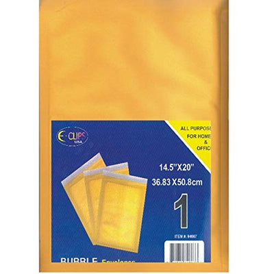 Bubble Envelope, 14.5" x 20", Case Pack of 48, Ideal for Bulk Buyers