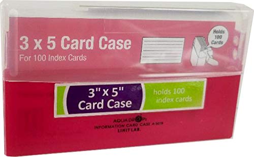 PENDAFLEX Card Case, Holds 100 Cards, 3" x 5", Case Pack of 80, Ideal for Bulk Buyers