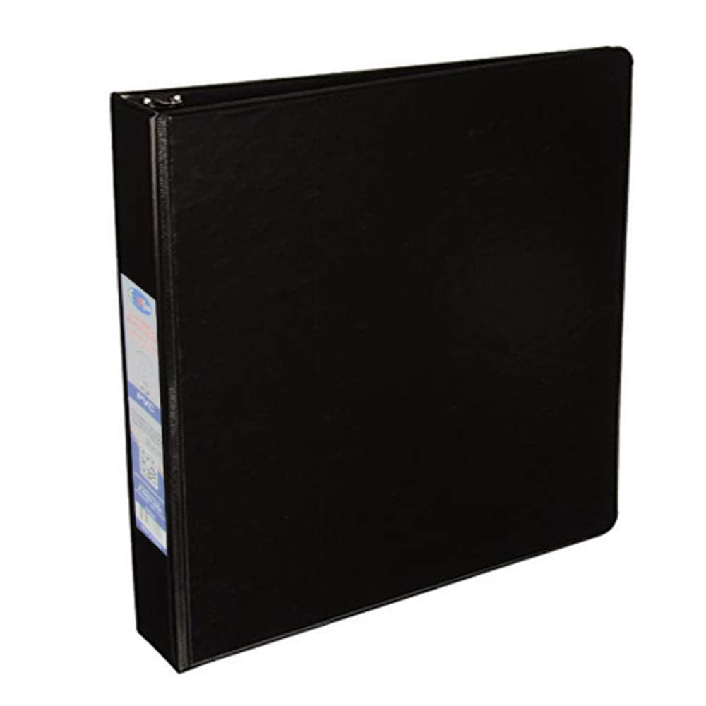 1.5" Vinyl Binder, Black, Case Pack of 24, Ideal for Bulk Buyers