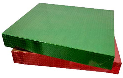 Gift Boxes Holographic, Large, 2pk, Case Pack of 48, Ideal for Bulk Buyers
