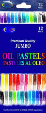 Oil Pastels, Jumbo, 12 pk, Case Pack of 48, Ideal for Bulk Buyers