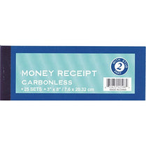 Money Receipt Book, Carbonless, 3