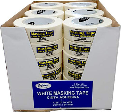 Masking Tape, 1.41"x 60 Yds, Case Pack of 36, Ideal for Bulk Buyers