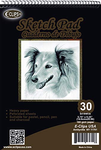 Sketch Pad, 5.75" x 8.25", 30 Sheets, Case Pack of 36, Ideal for Bulk Buyers