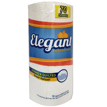 Elegant Paper Towel 70 Two-Ply Sheets Per Roll, Case Pack of 30 , Ideal for Bulk Buyers