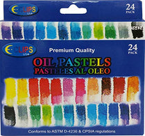 Oil Pastels, 24 pk, Case Pack of 48, Ideal for Bulk Buyers