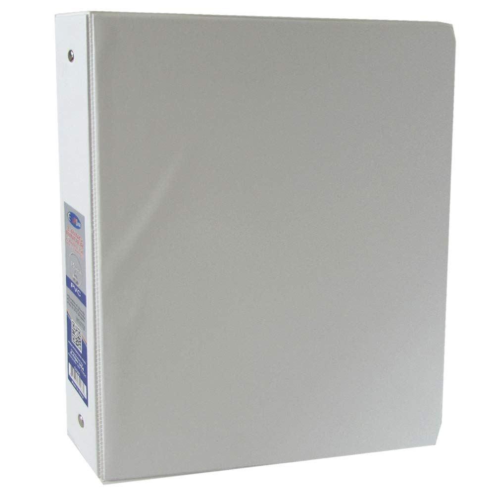 1.5" Vinyl Binder, White, Case Pack of 24, Ideal for Bulk Buyers