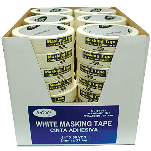 Masking Tape, 0.94" x 30 Yds, Case Pack of 48, Ideal for Bulk Buyers
