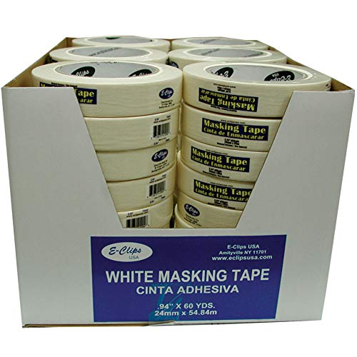 Masking Tape, 0.94"x 60 Yds, Case Pack of 48, Ideal for Bulk Buyers