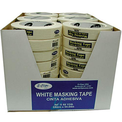 Masking Tape, 0.94"x 60 Yds, Case Pack of 48, Ideal for Bulk Buyers