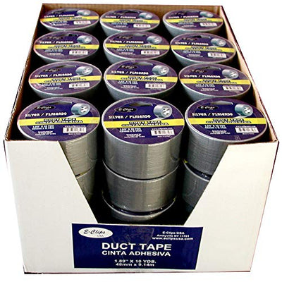 Duct Tape, Silver, 2"x 10 Yds Case Pack of 48, Ideal for Bulk Buyers