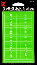 Football Field Self Stick Notepad 3