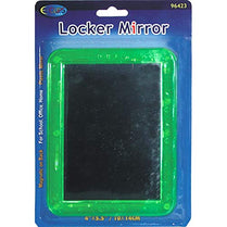 Magnetic Locker Mirror- Assorted Colors, Case Pack of 48, Ideal for Bulk Buyers