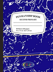 Penmanship Books, Second Primary, Blue, Case Pack of 48, Ideal for Bulk Buyers