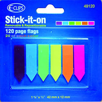 Arrow Page Flags, 120 Ct, Case Pack of 48, Ideal for Bulk Buyers