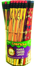 Garfield Pencils - 72 per display / 2 displays, Case Pack of 144, Ideal for Bulk Buyers