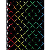 Geometric Neon 1 Subject Notebook Asst Designs, Case Pack of 48, Ideal for Bulk Buyers