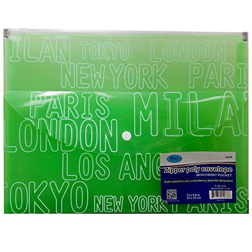 Document Envelope with Bottom Pocket, in Display, Case Pack of 48, Ideal for Bulk Buyers