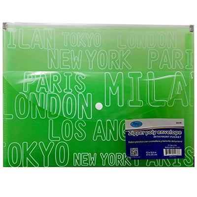 Document Envelope with Bottom Pocket, in Display, Case Pack of 48, Ideal for Bulk Buyers