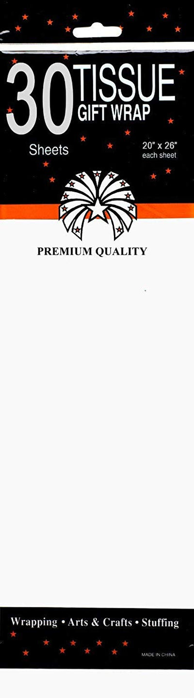 Bulk Buy, Tissue Paper, White Color, 30 Sheets, 20x26 Inches, Case Pack of 72, Ideal for Bulk Buyers