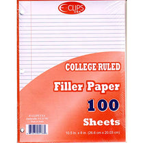 Filler Paper, 100 Count, College Ruled, Case Pack of 60, Ideal for Bulk Buyers