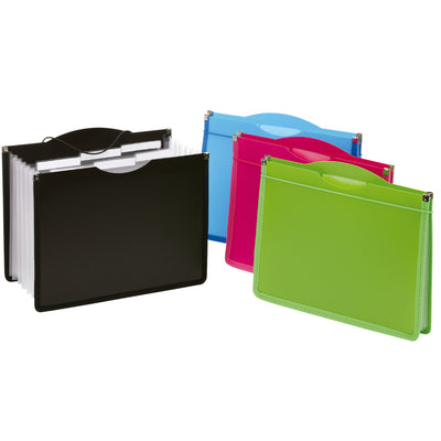 PENDAFLEX 7 Pocket Expanding File, Assorted Colors, Case Pack of 4. Ideal for Bulk Buyers