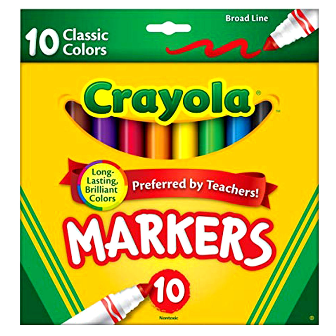 Crayola Markers, 10 pk, Case Pack 24, Ideal for Bulk Buyers