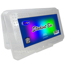 Pencil Box, Student Box, Clear, (8