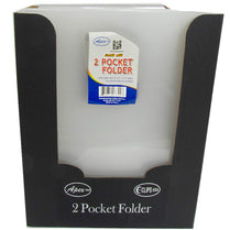 Poly Folder, 2 Pocket, Clear Line, No Holes, Case Pack of 48, Ideal for Bulk Buyers