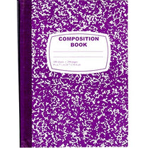 Composition Notebook, 100 Sheets, Purple, Case Pack of 48, Ideal for Bulk Buyers