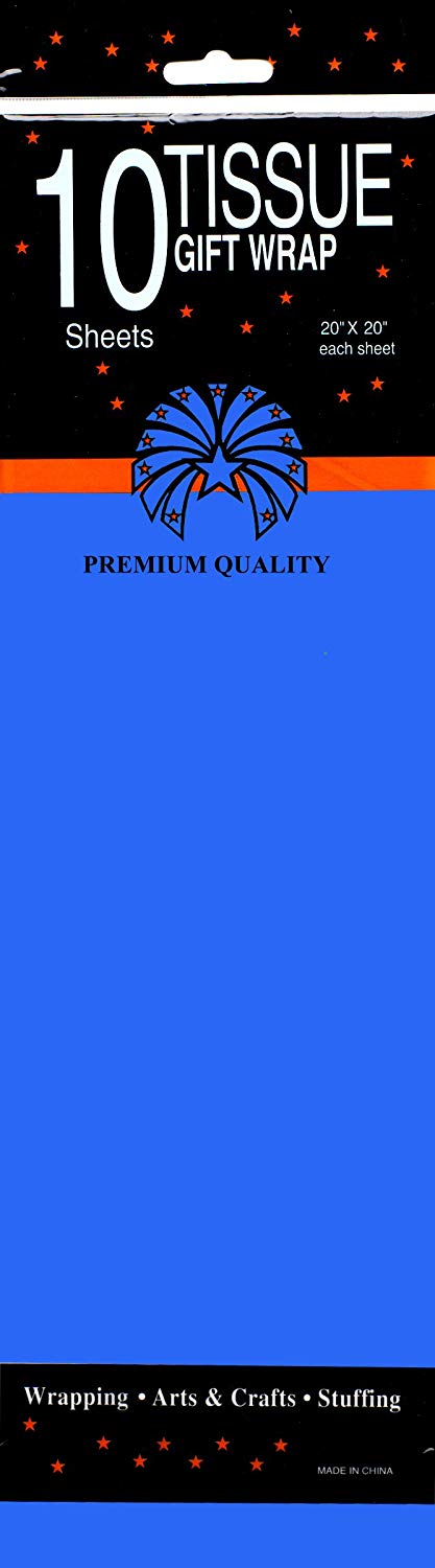 Bulk Buy, Tissue Paper, 10 Sheets, 20x20 Inches, Case Pack of 60, Ideal for Bulk Buyers