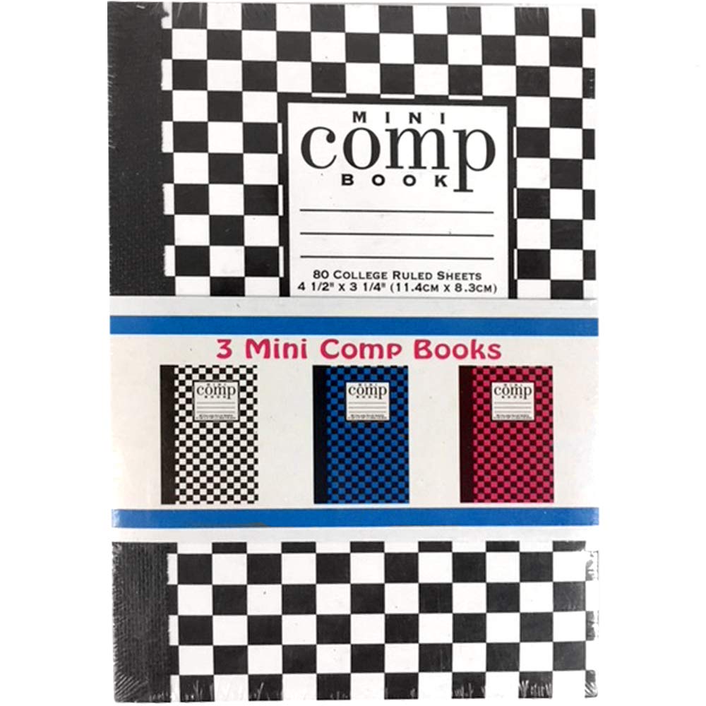Mini Marble Memo book in Display- 3 Pack, Case Pack of 48, Ideal for Bulk Buyers