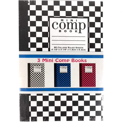 Mini Marble Memo book in Display- 3 Pack, Case Pack of 48, Ideal for Bulk Buyers